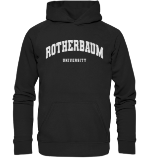 WU HH Rotherbaum White - Basic Unisex Hoodie